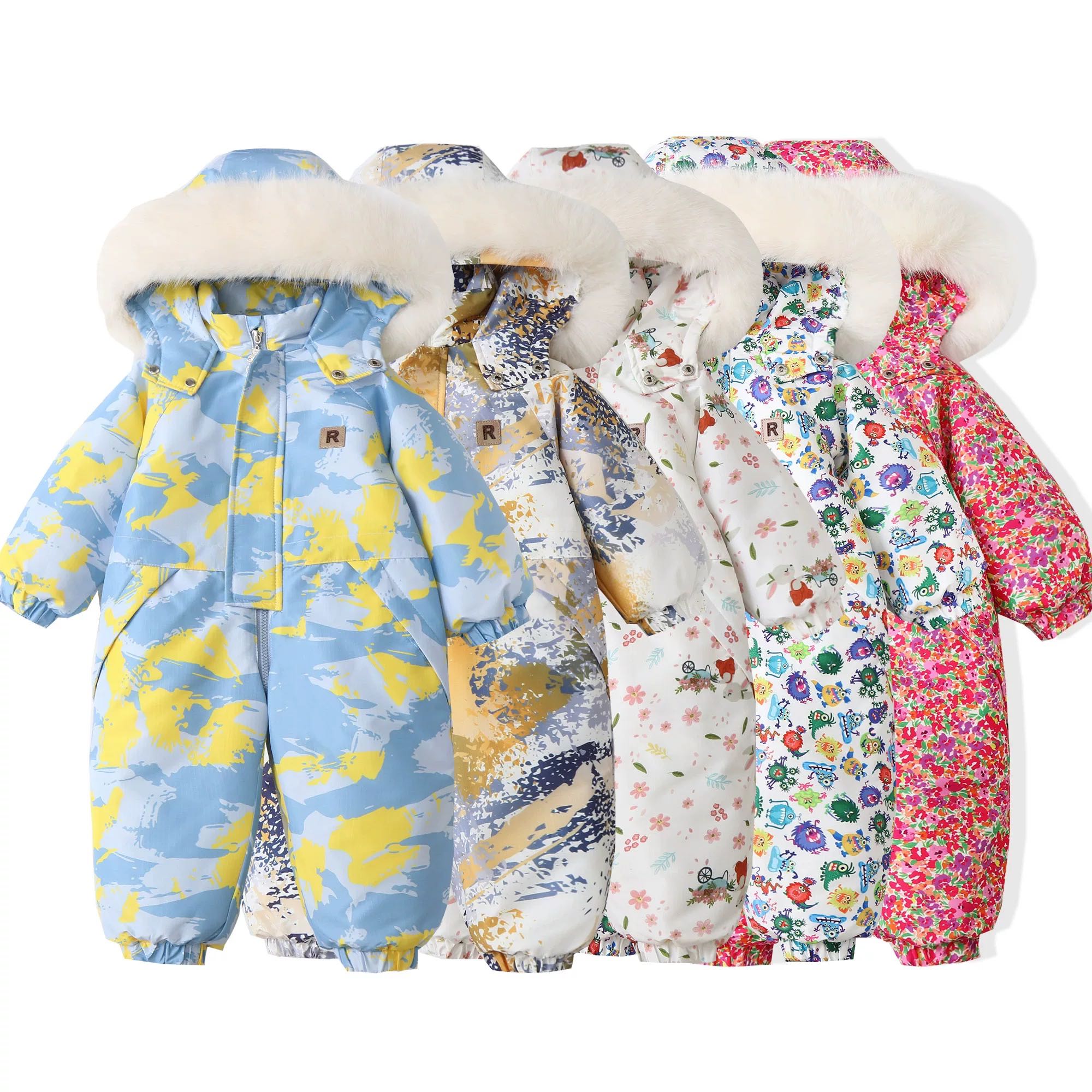 Preorder12-15วัน- Snowsuits ติดลบได้ เล่นหิมะ กันน้ำ /Sz80-120cm