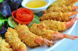 กุ้งชุบแป้งทอด Fried shrimp