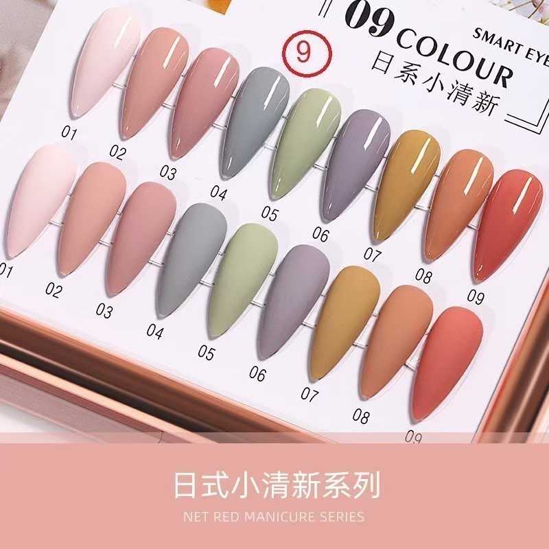 สี AI LA NUO โทนสีไซรัป ชุด9