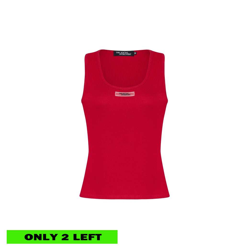 (DROP 3) ELIANA TANK TOP - RED