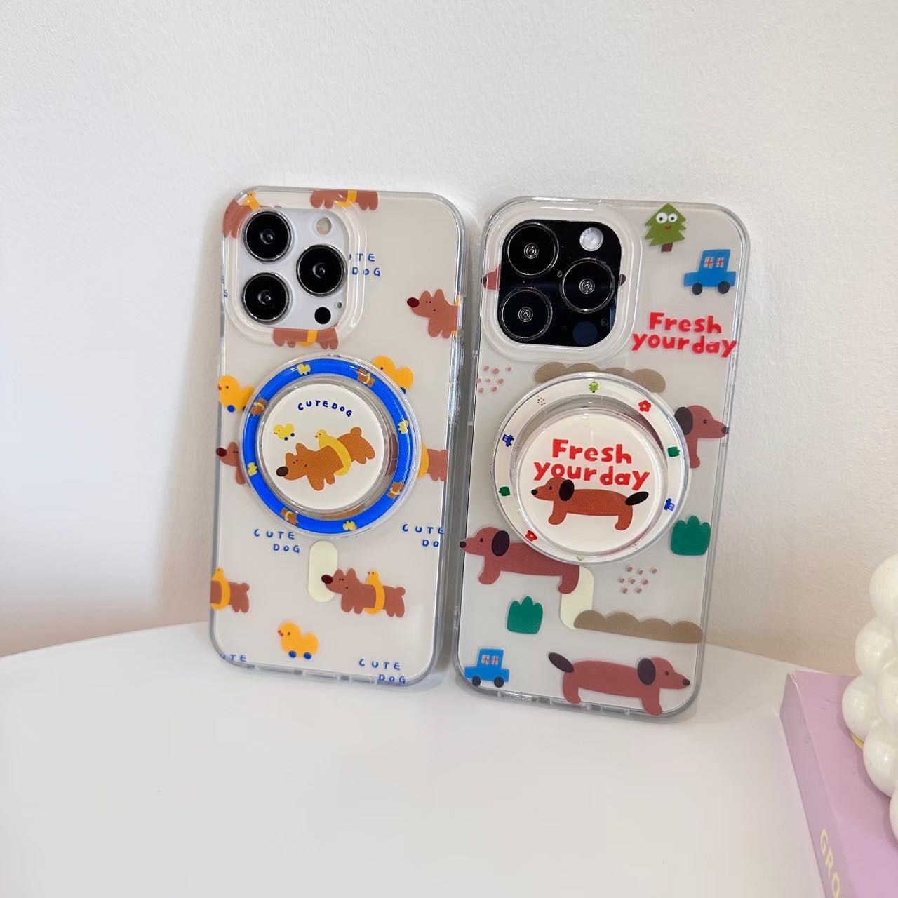 สอบถามก่อนกดสั่ง เคสหมา เคสชาร์แบต holder griptok ไอริง เคสไอโฟน เคสiPhone รองรับการชาร์จไร้สาย แข็ง