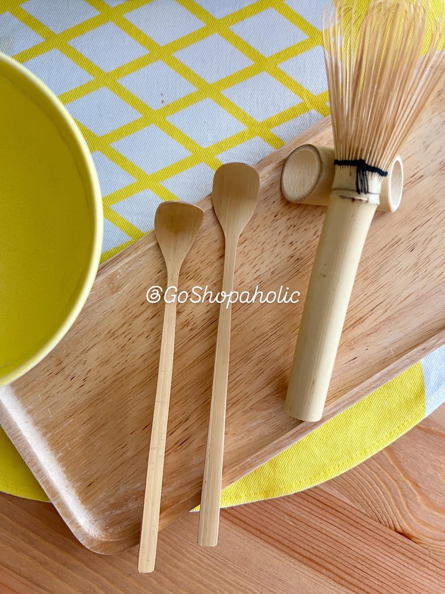 Chasen White Bamboo Chasen Stirring Stick (Shichiku Pillow) 5.7 inches (14.5 cm)