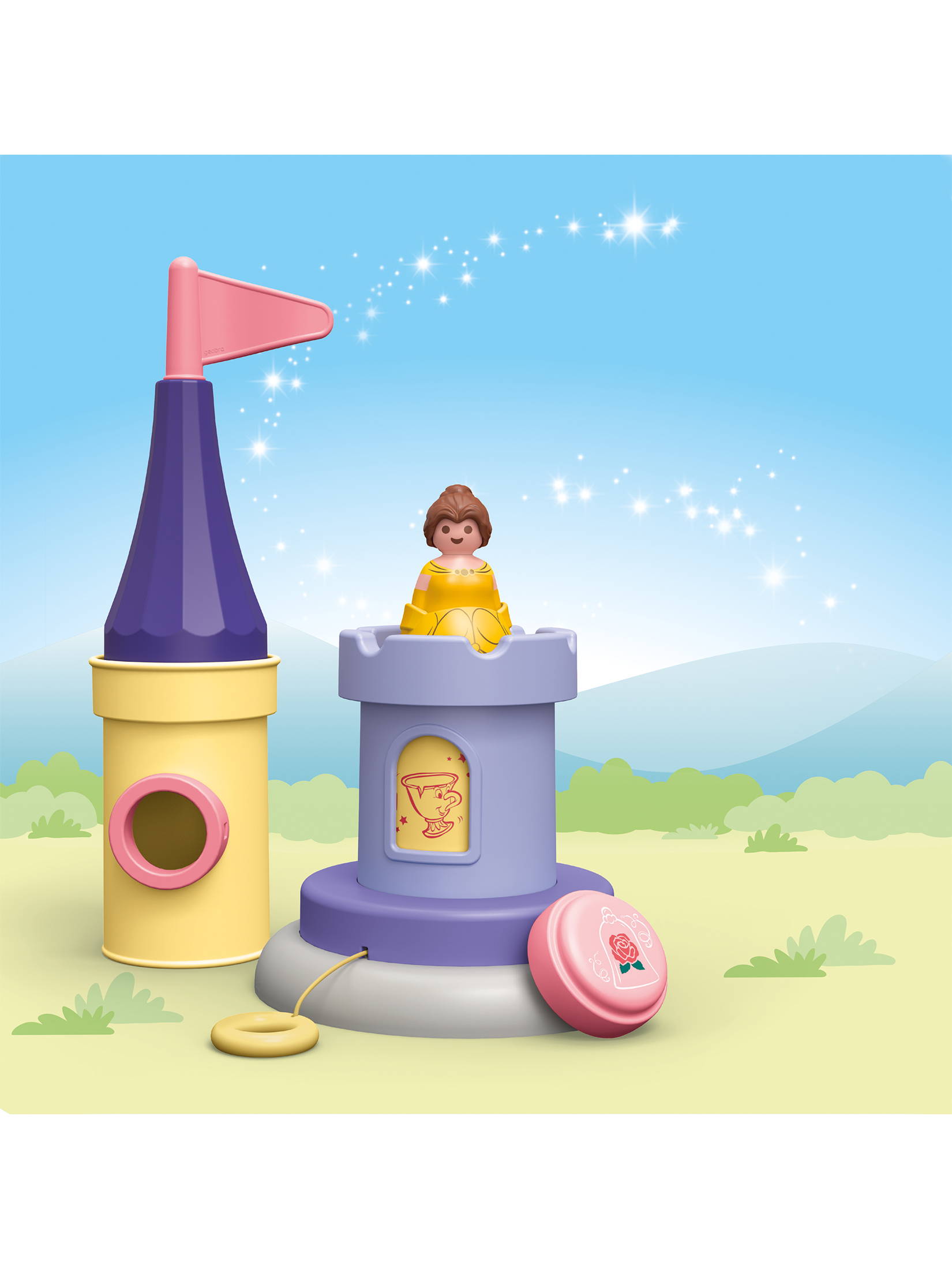 Playmobil 71458 JUNIOR&Disney Belle's Play Tower with Sound จูเนียร์&ดิสนีย์ หอคอยของเบลล์พร้อมเสียง