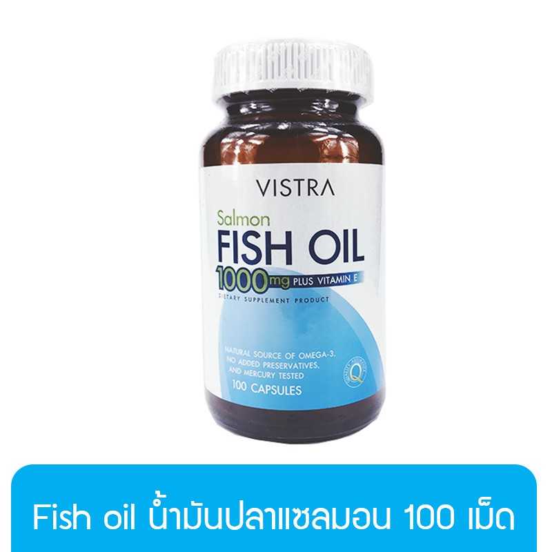 VISTRA SALMON FISH OIL 1000 MG 100'S