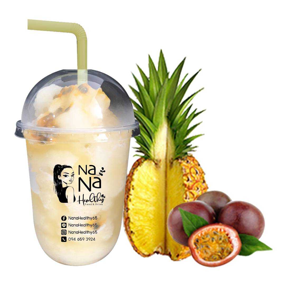 สับปะรด+เสาวรสปั่น / Pineapple + passion Smoothie