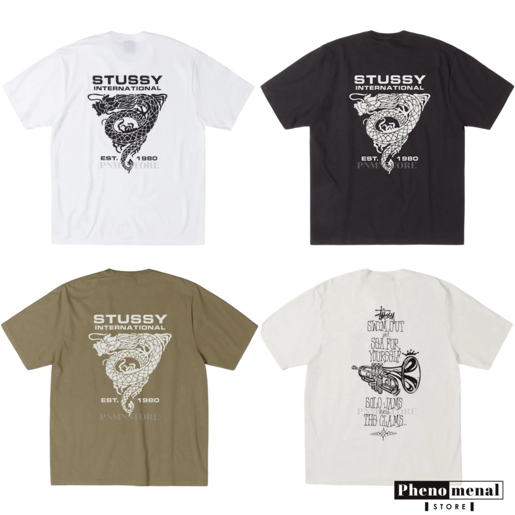 เสื้อยืด Stussy Dragon Tee ของแท้ พร้อมส่ง