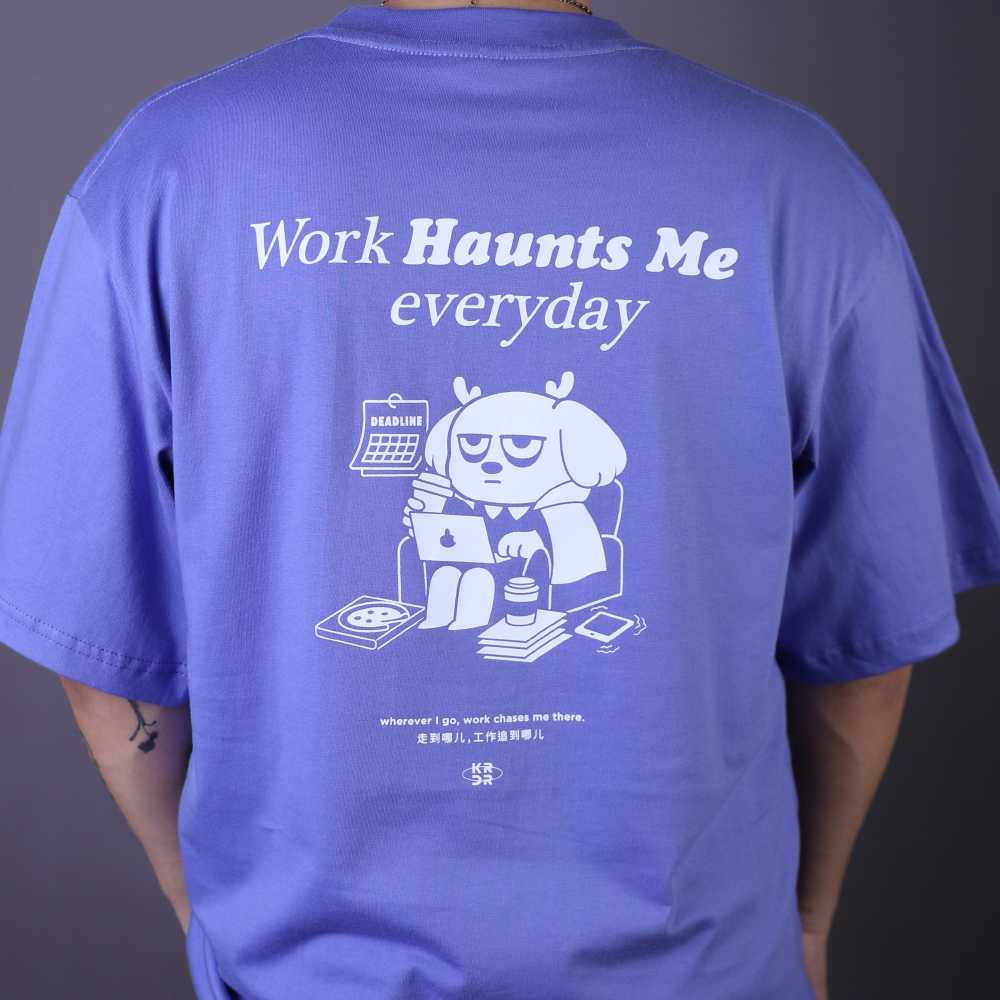 Kolder Work Haunts Me Oversize T-shirt