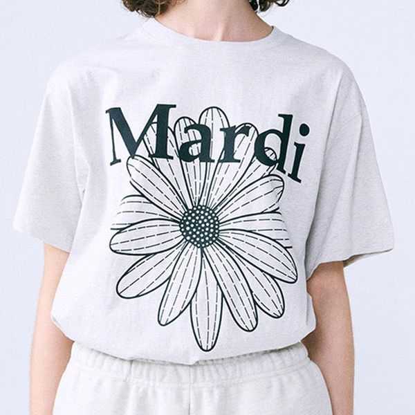 Mardi Flower Oatmeal Black