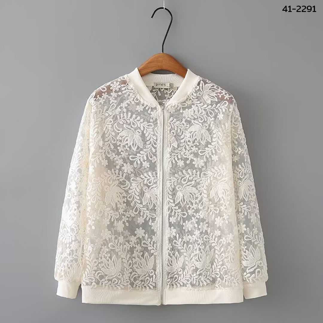 41-2291 เสื้อคลุมผ้าลูกไม้