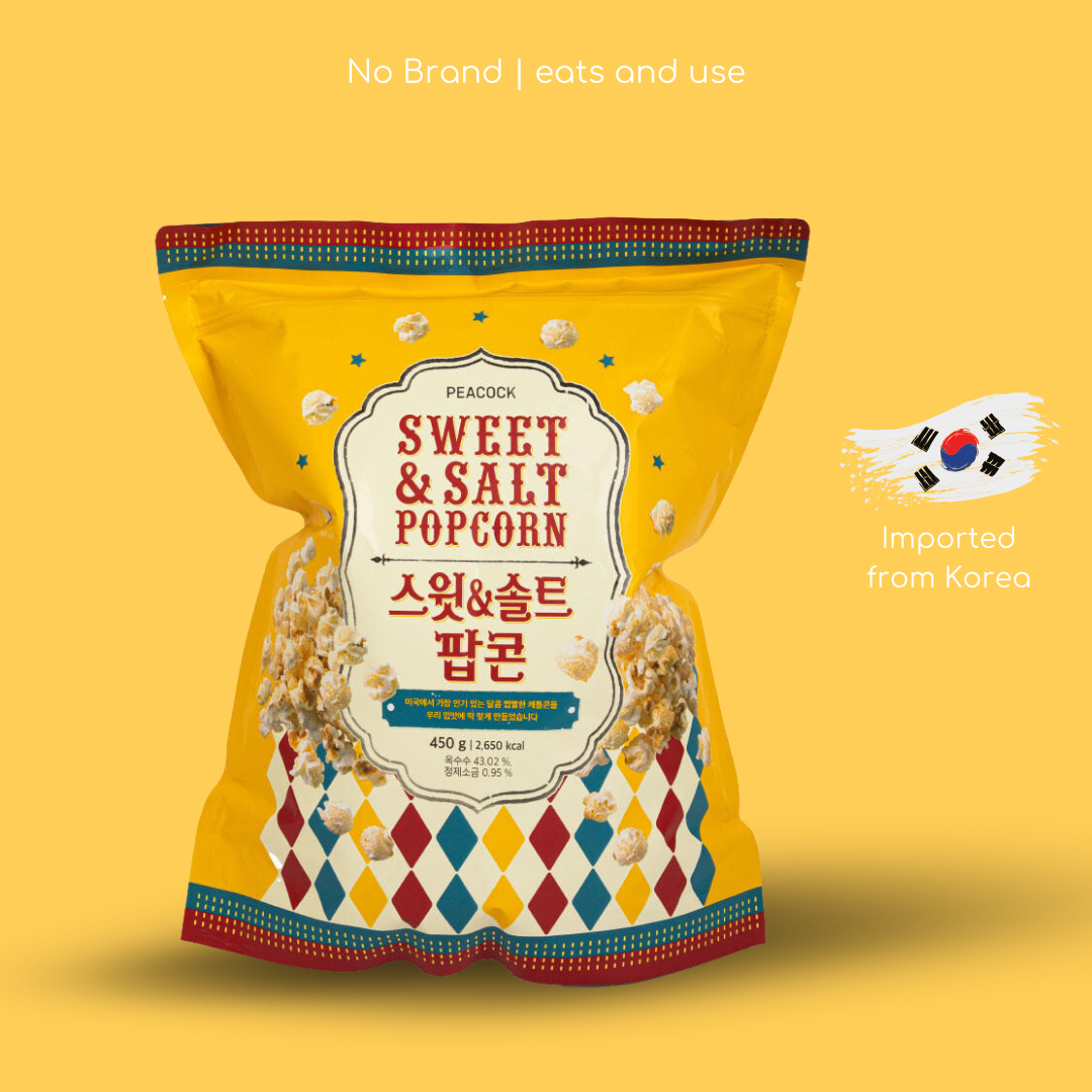Trader's Deal sweet&Salt Popcorn Gaint 450g เทรดเดอร์ดีลป๊อปคอร์นรสหวานและเค็ม 450g Popsecret Cretos