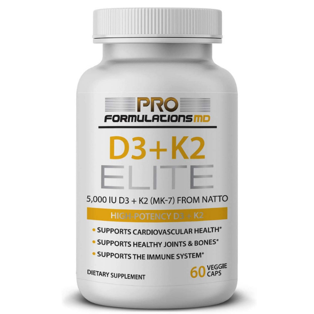 วิตามินดี 3 + เค 2 Vitamin D3 + K2 5,000 IU (ขนาด 5,000 ไอยู)