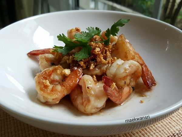 กุ้งทอดกระเทียม