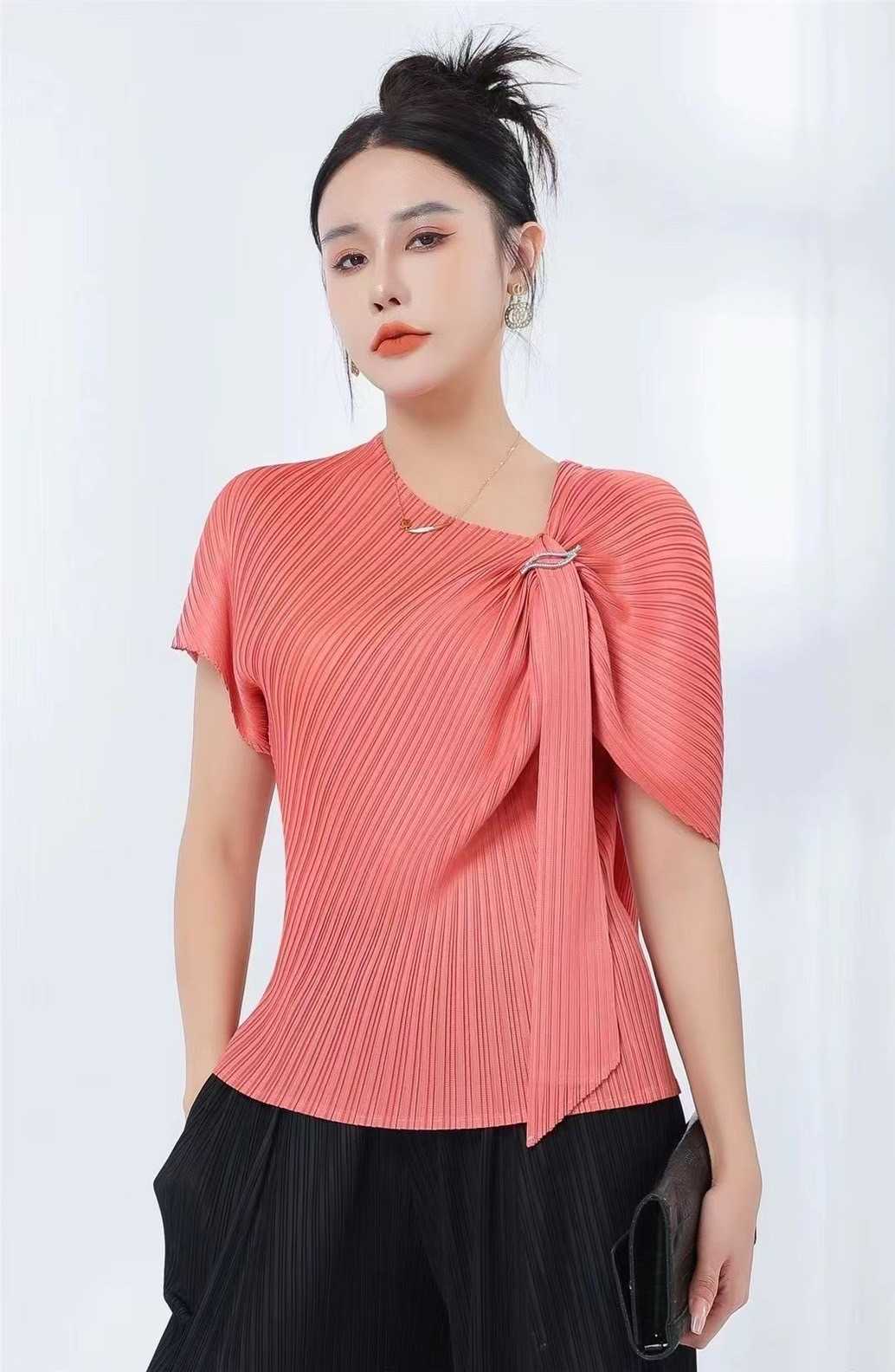 Peatbynisa A337 เสื้ออัดพลีท เนื้อผ้าPolyester100%