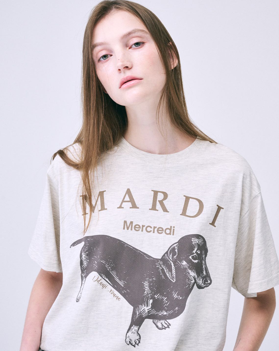 TSHIRT DDANJI_OATMEAL TAUPE