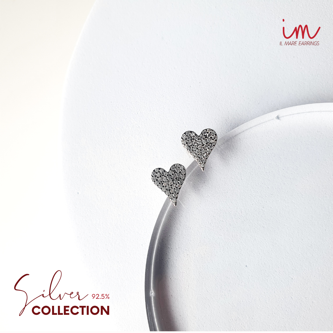 Heart Stud - Silver 925 Collection