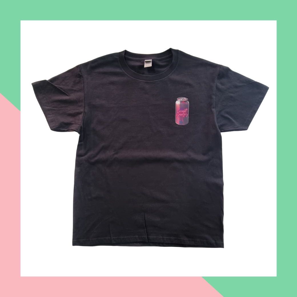 Limited Edition T-shirt “Coconut Sunday” 2023 Collection Black