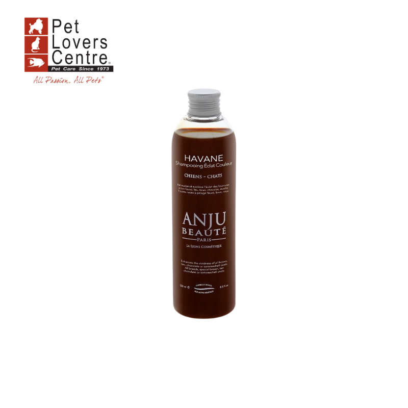 แชมพูสำหรับสุนัขและแมว นำเข้าจากฝรั่งเศส ANJU BEAUTE HAVANE 250 ML