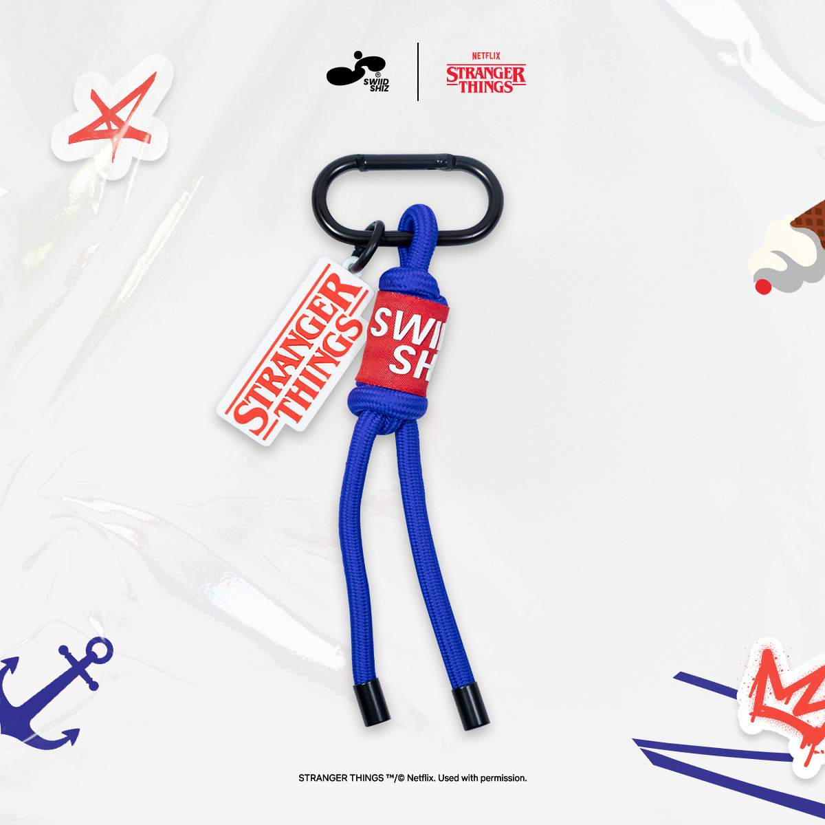 [พร้อมส่ง] Rope Keychain Inspired by The “Scoop Ahoy” Theme
