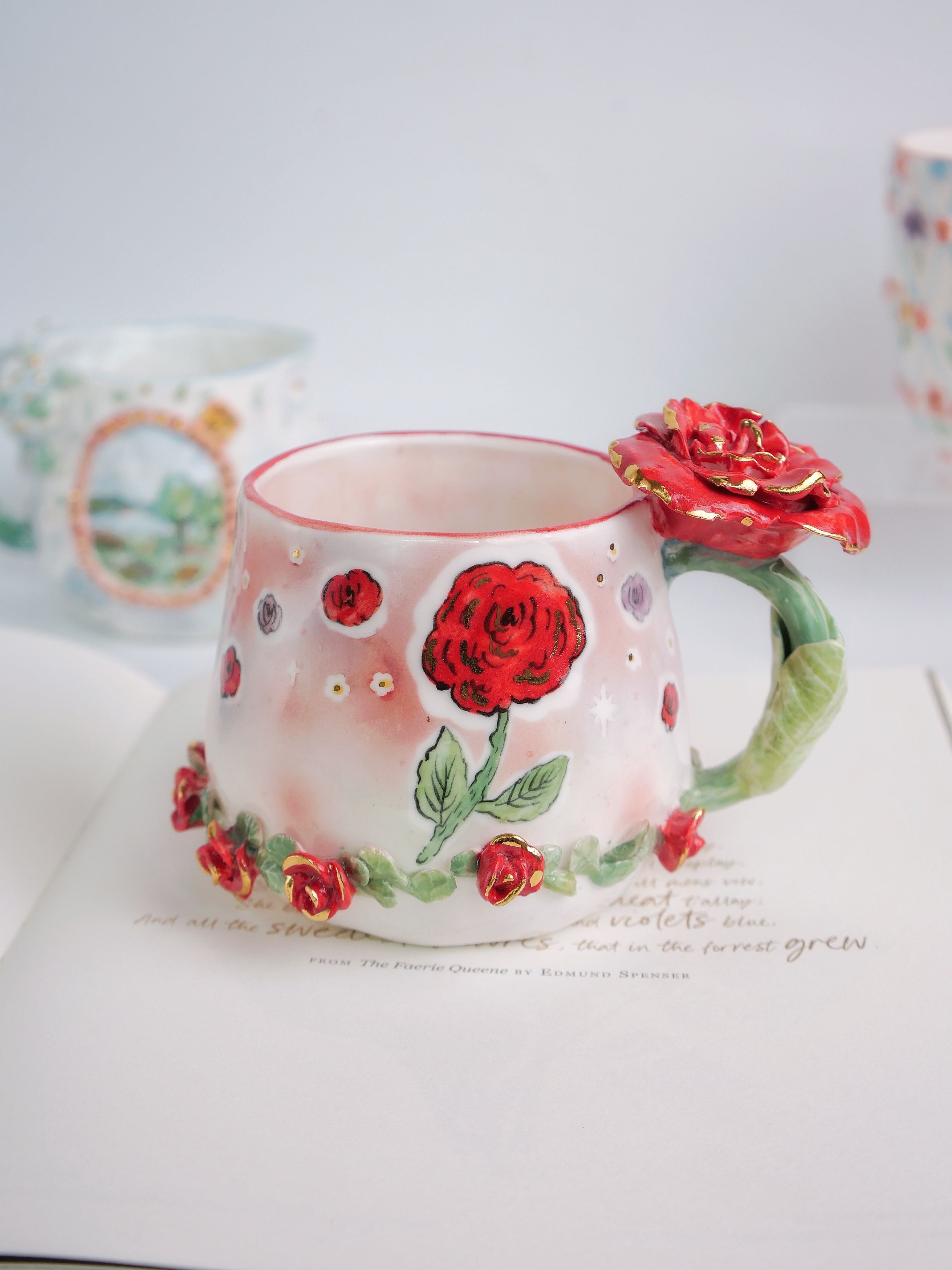 wild rose mug