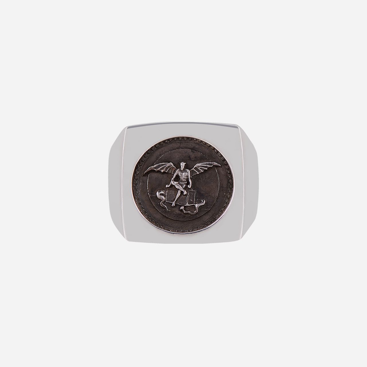 ‘Evil’ 925 Silver Signet Rings
