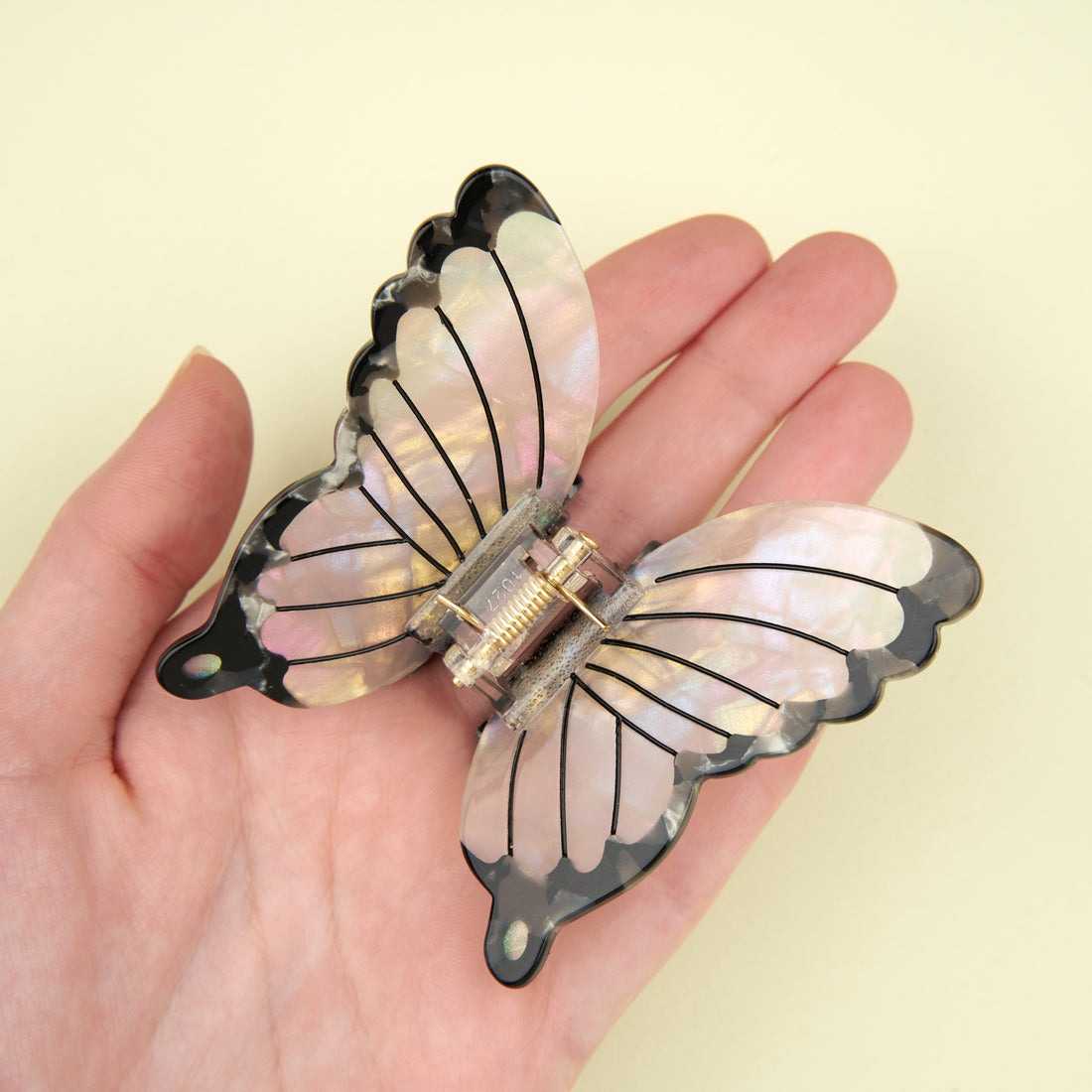 Coucou Suzette Hair Claw - White butterfly
