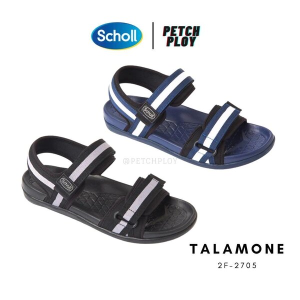 Scholl รุ่น TALAMONE ทาลาโมเน 2F-2705 รองเท้าสกอลล์รัดส้น ของแท้