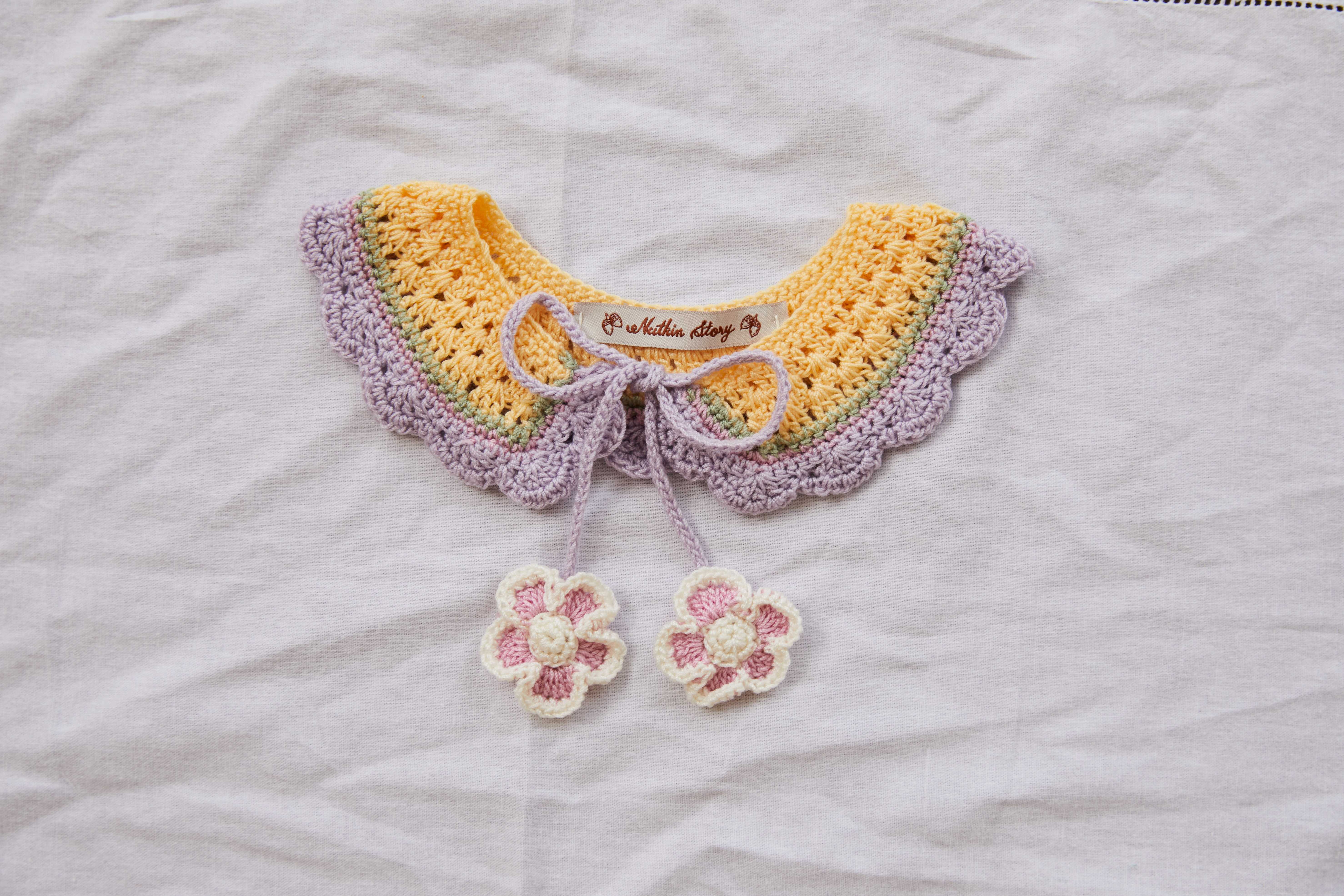 Flower Crochet Collar