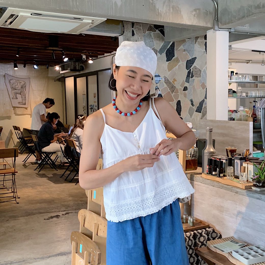 Botanical strappy tops