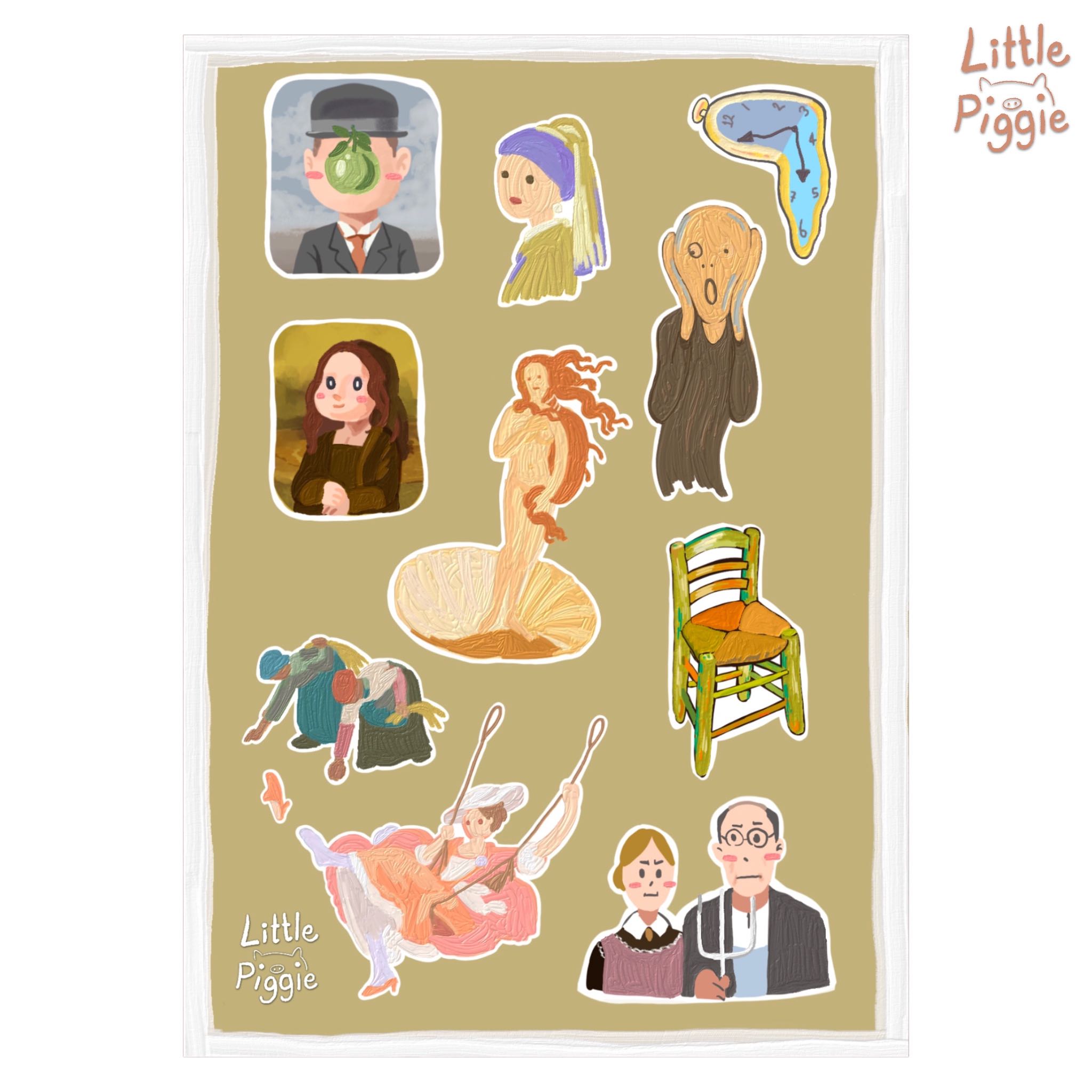 สติกเกอร์ Masterpieces
