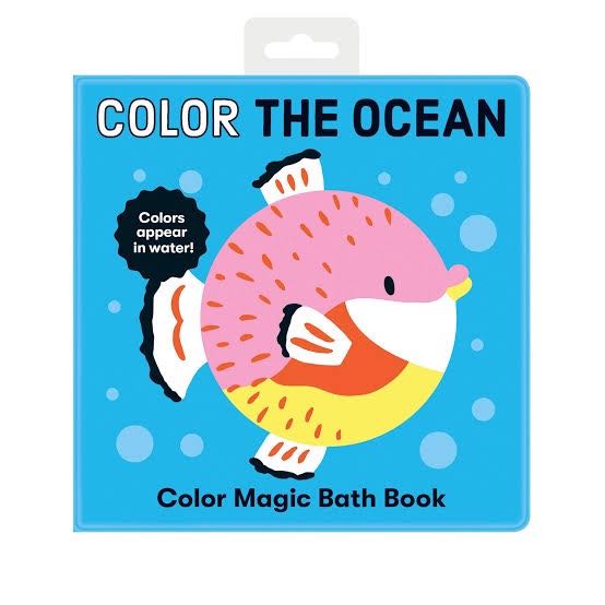 หนังสือลอยน้ำ และ ใช้เป็นสมุดระบายสีด้วยน้ำเปล่า🛁ลาย ocean