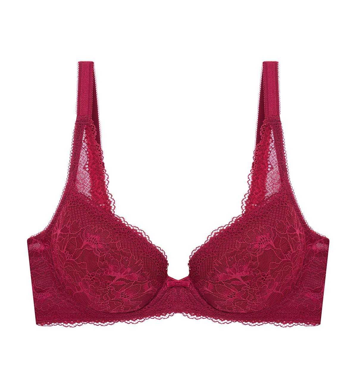Triumph 10218413 Natural Elegance Delicate WHP-R 1542 เสื้อชั้นในรูปแบบมีโครง สีแดง