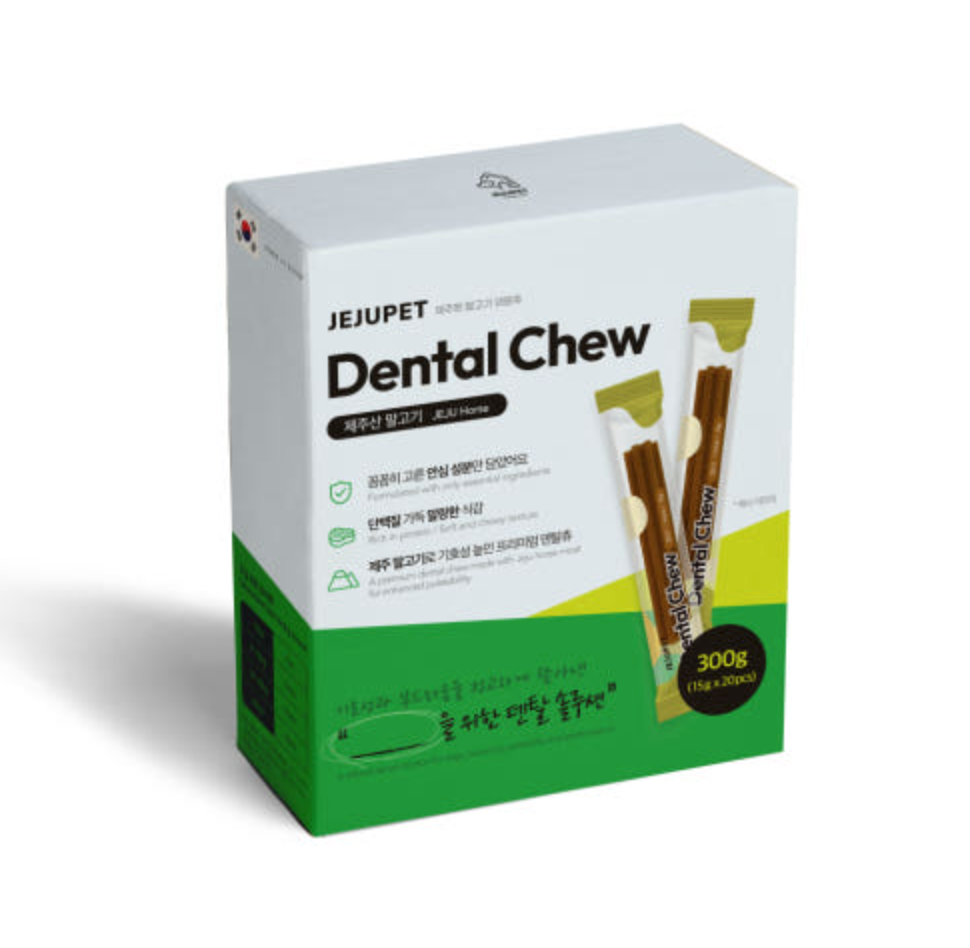 (Pre-order)  ขนมเเท่งขัดฟัน รสเนื้อม้า   ลดคราบหินปูนดูเเลช่องปาก ขนมขัดฟัน น้องหมาเเพ้ง่าย