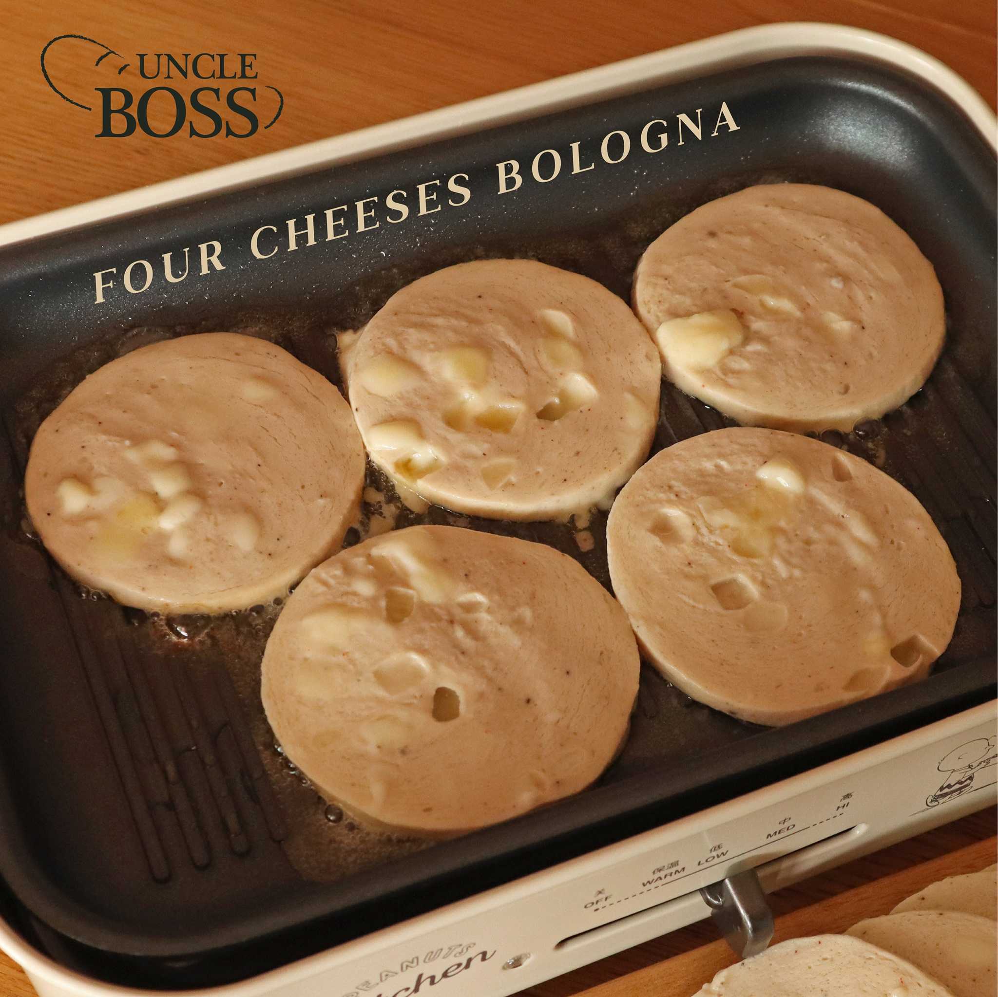 Four cheeses Pork Bologna (Keto)