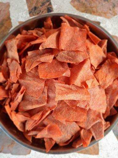หมูแผ่นทอด Fried sweet pork jerky