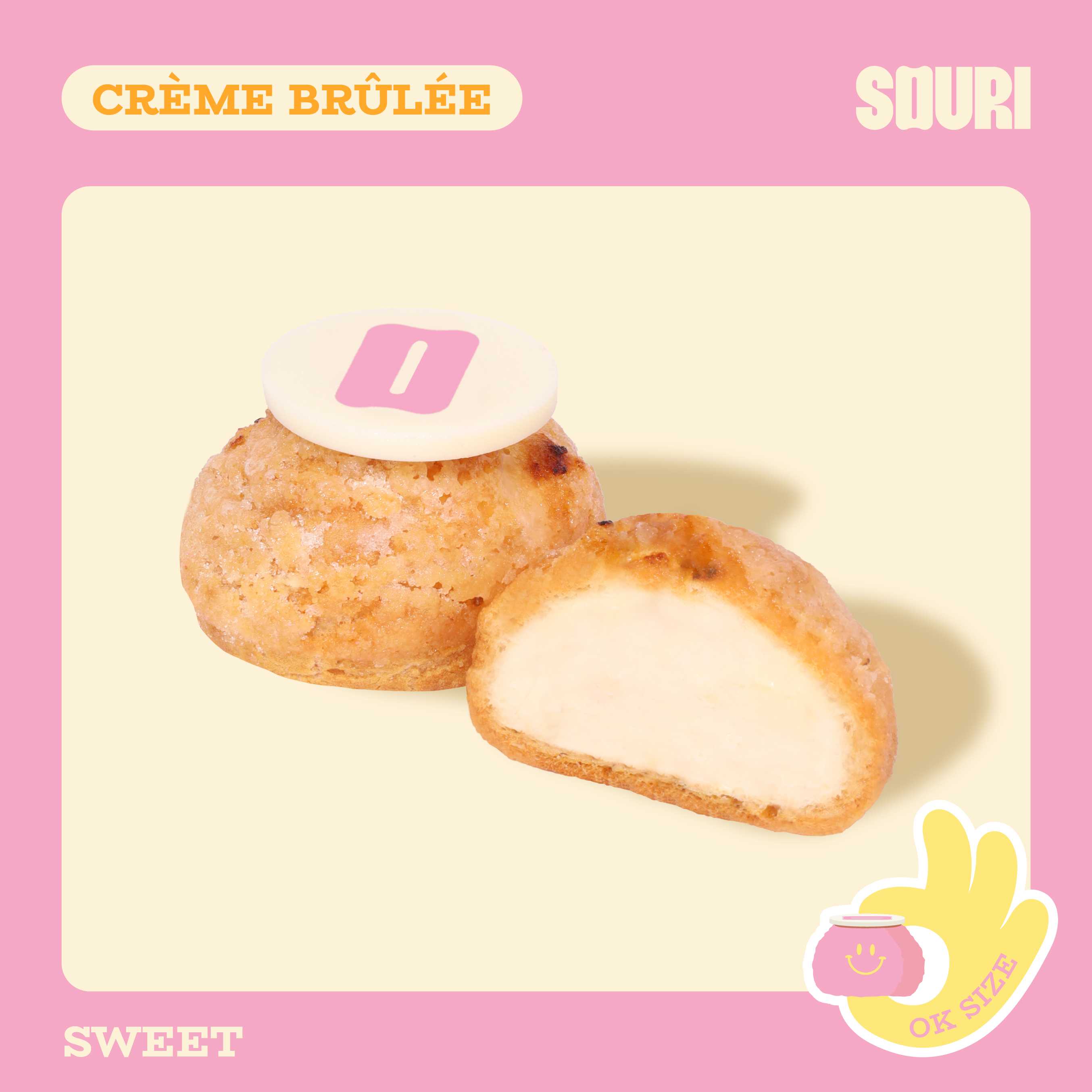 Creme Brulee Choux (OK Size)