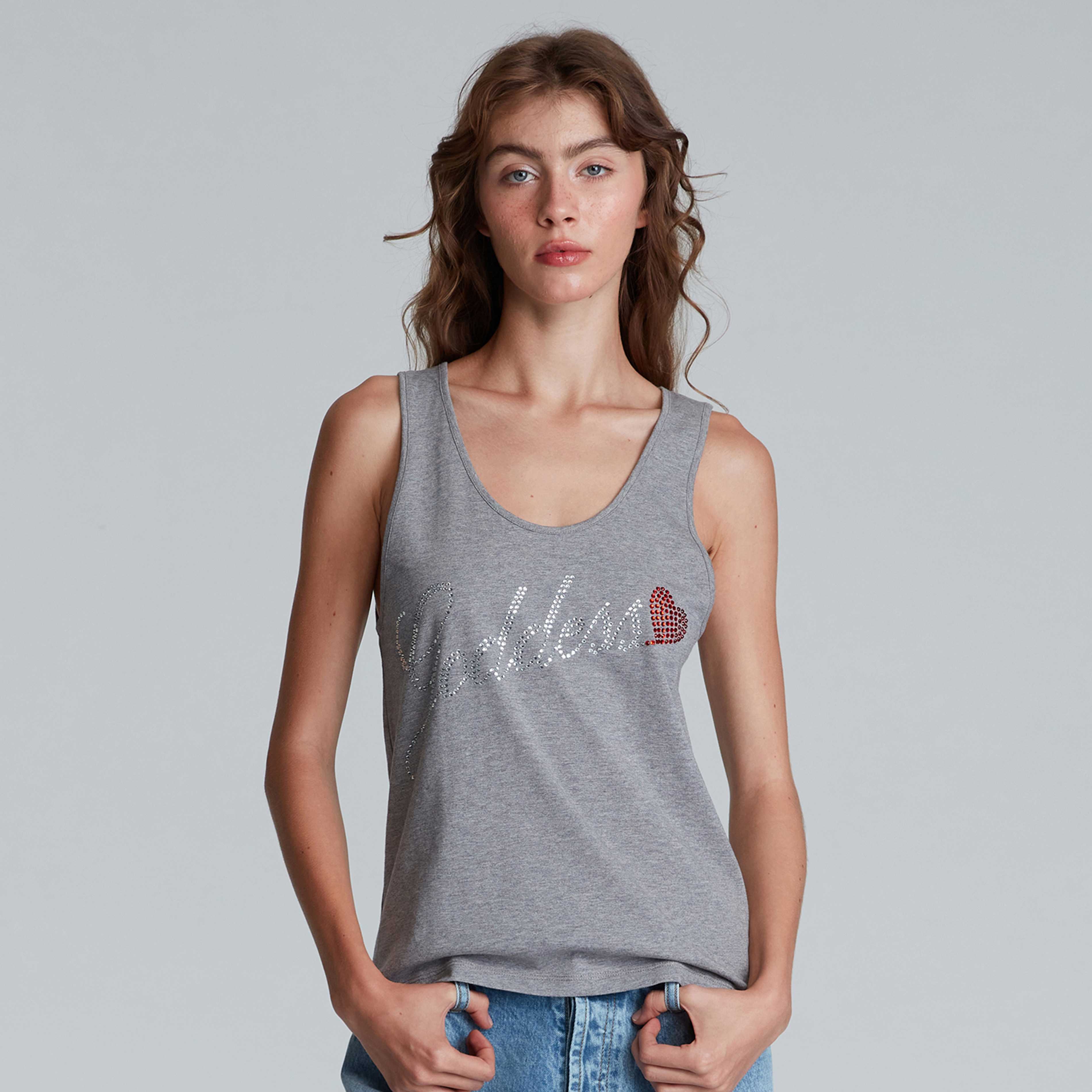 GODDESS TANK TOP (GREY)