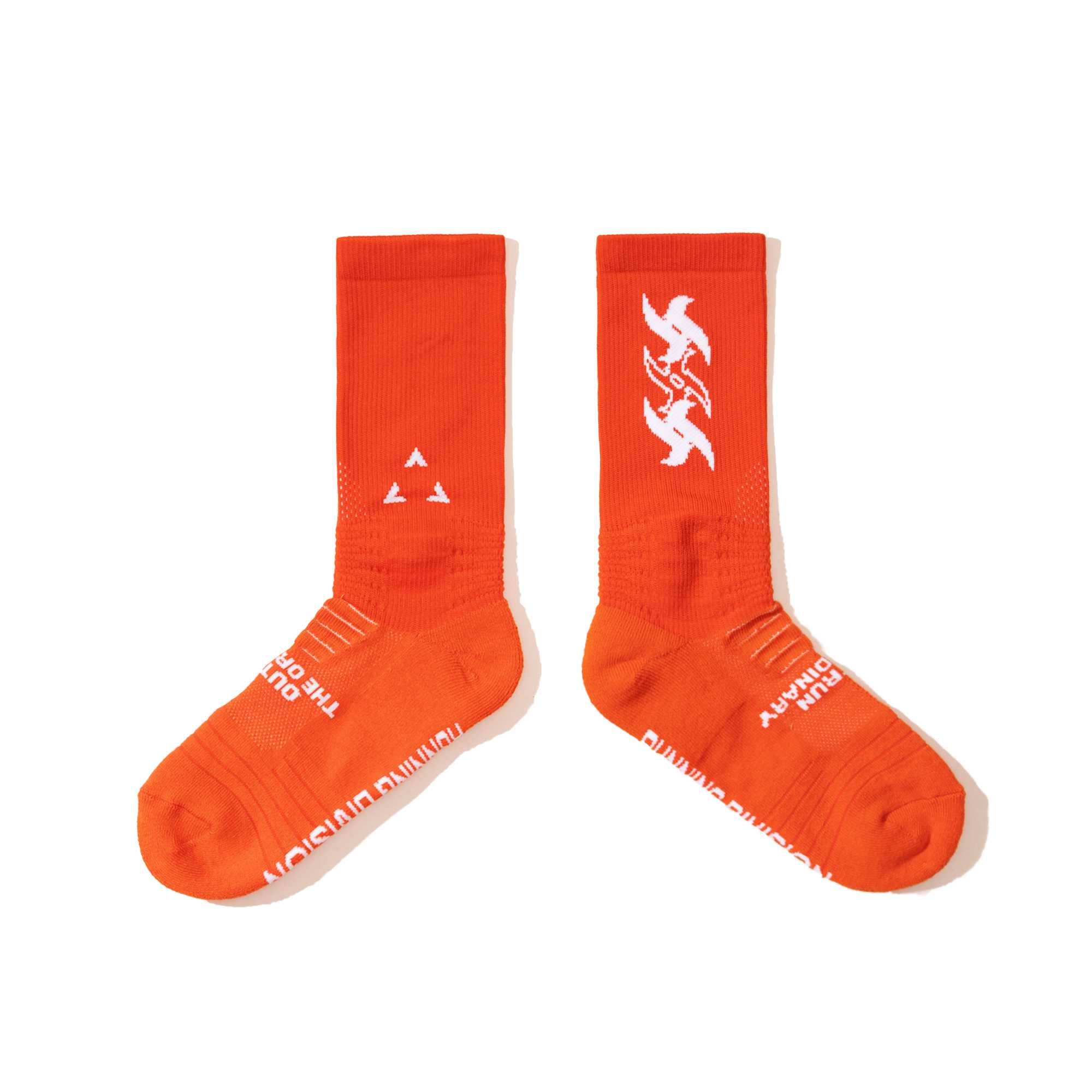 Culture Essential Running Crew Socks Orange