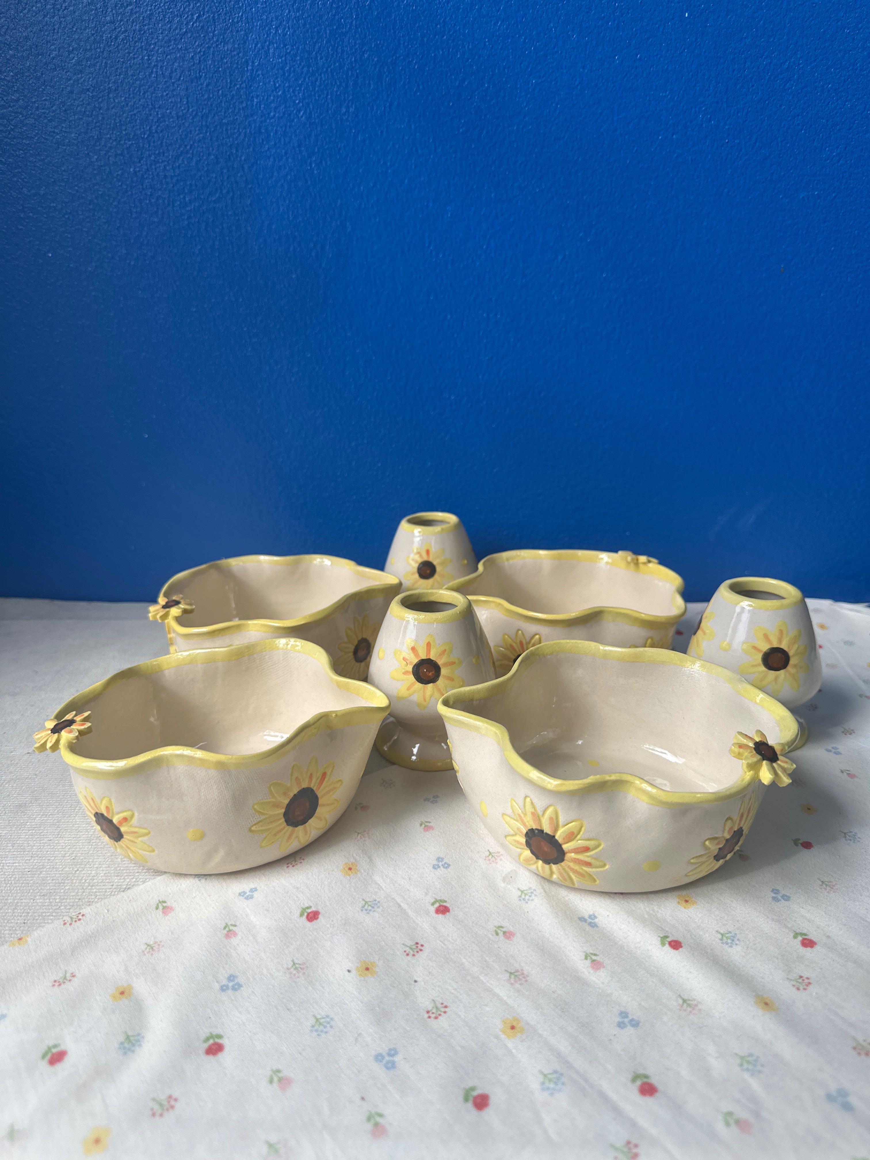 Sunflower chawan 320ml