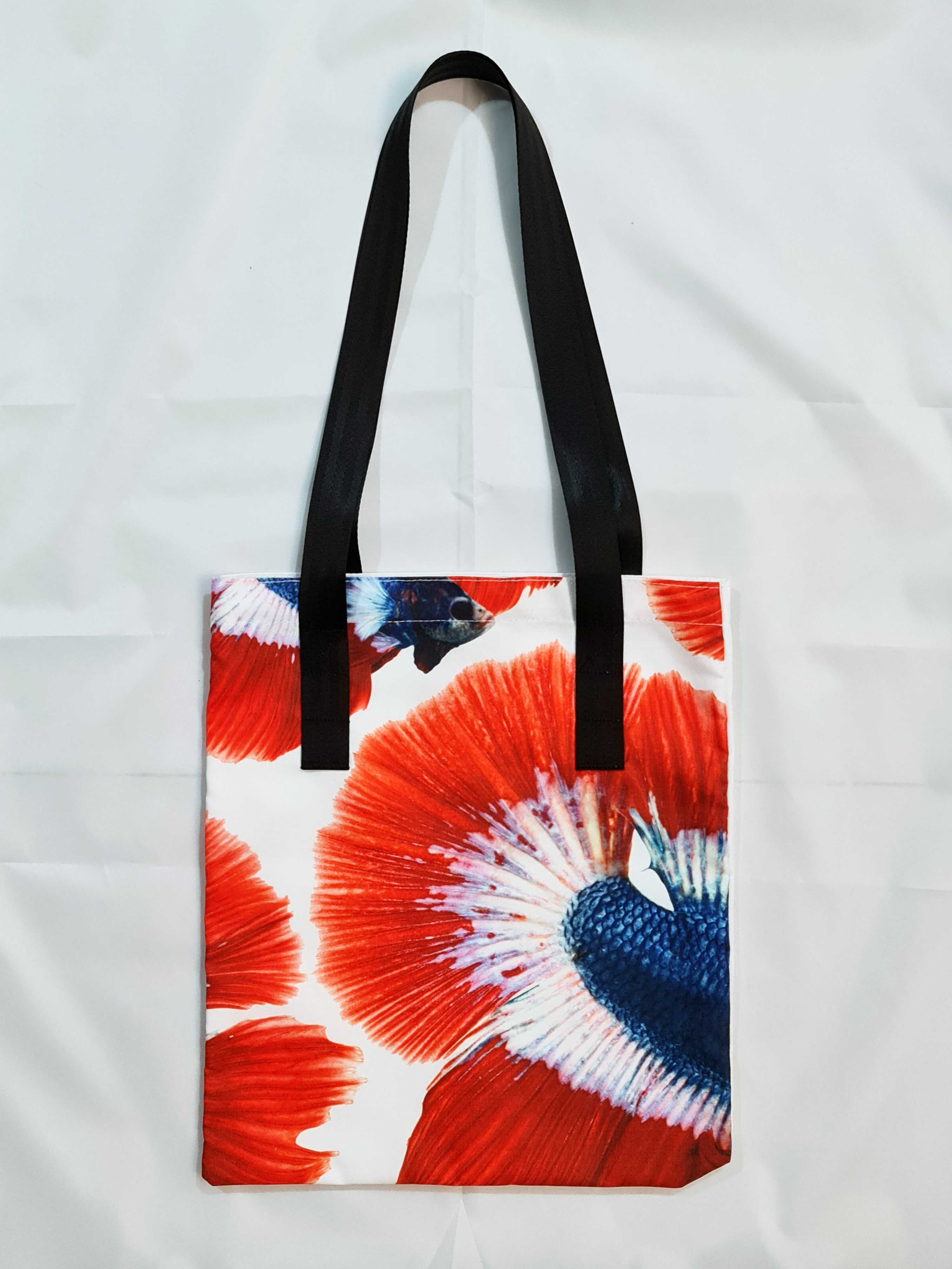 Thaiflag Halfmoon Betta Tote - White/Red