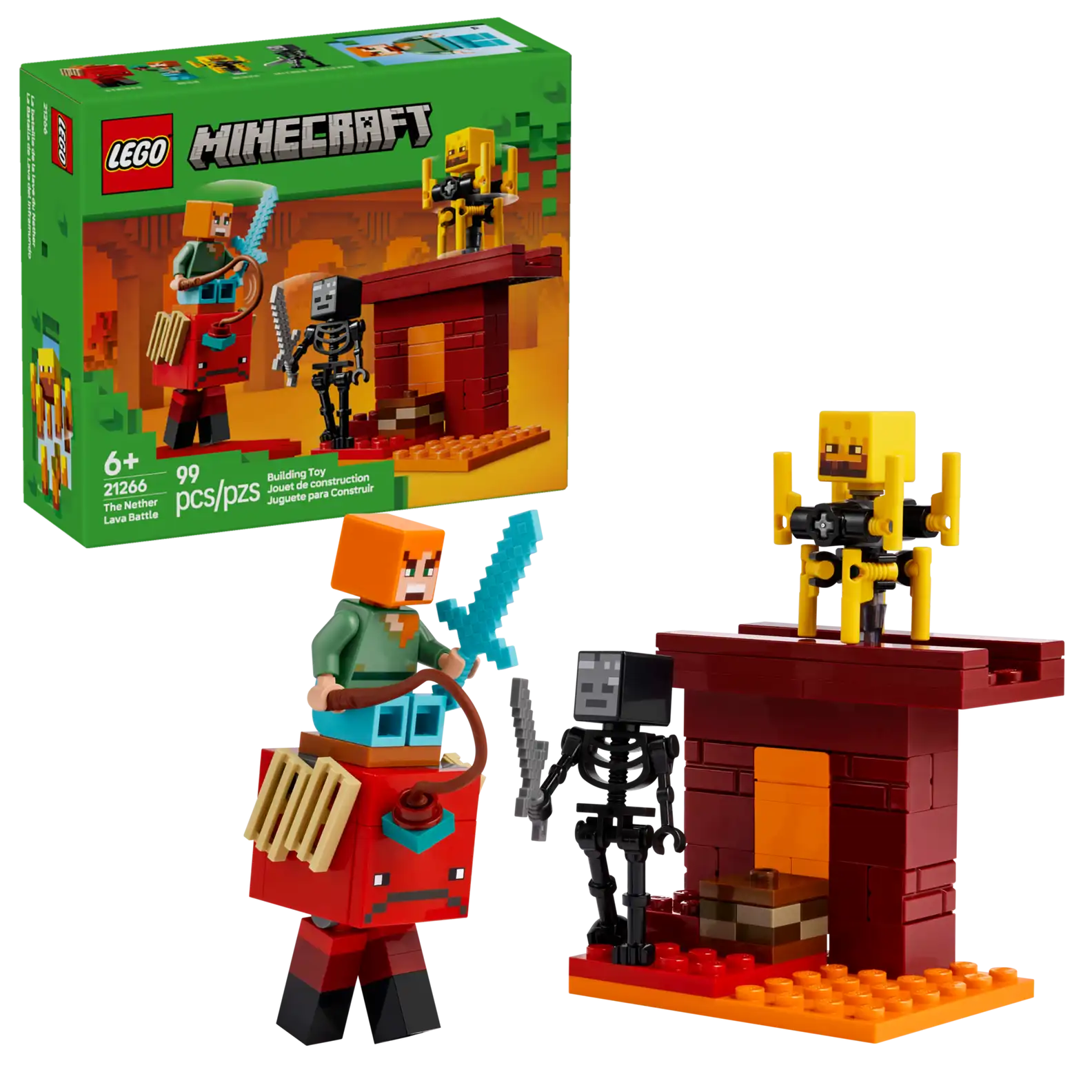 LEGO 21266 (G) The Nether Lava Battle (สินค้าซื้อแล้วไม่รับเปลี่ยนคืน)