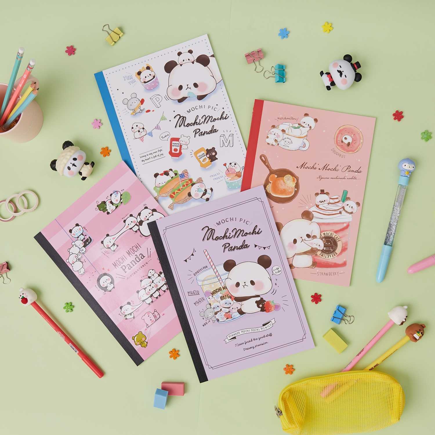 Ropamoda สมุดโน๊ต Mochi Mochi Panda Glue Note รหัส RP-20008 ปกอ่อน ลาย Mochi Mochi Panda