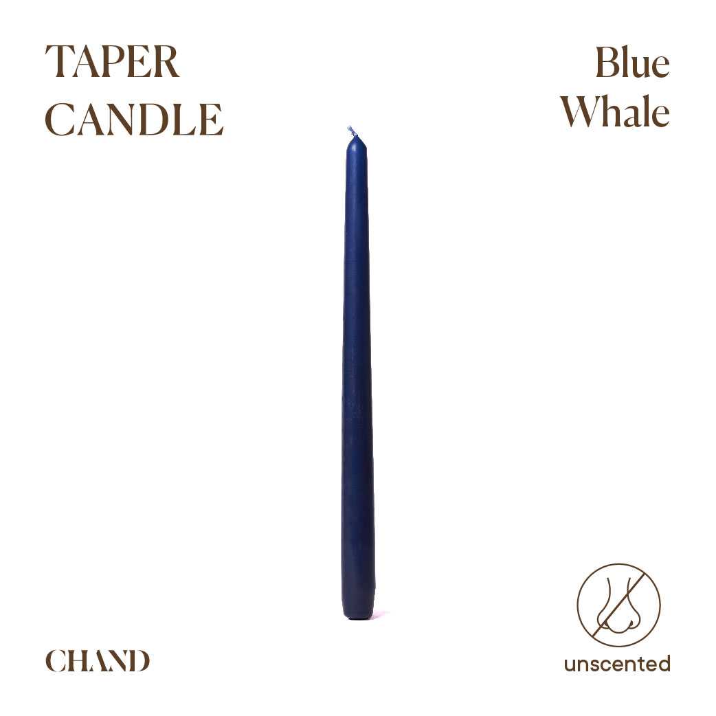 Blue Whale Taper Candle