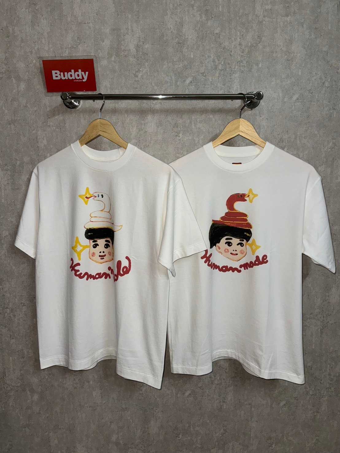 HUMANMADE X KEIKO SOOTOME T-SHIRT SIDE A 👩🏻 & B👦🏻