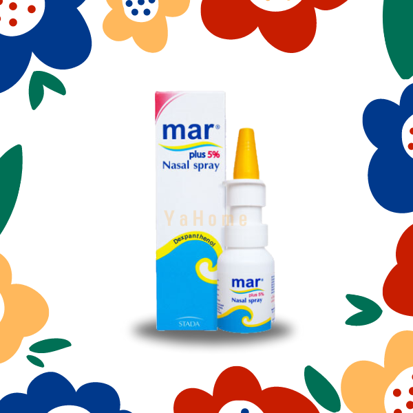 Mar Plus 5% Nasal Spray  20 ml. เพื่อให้เยื่อบุจมูกชุ่มชื้น