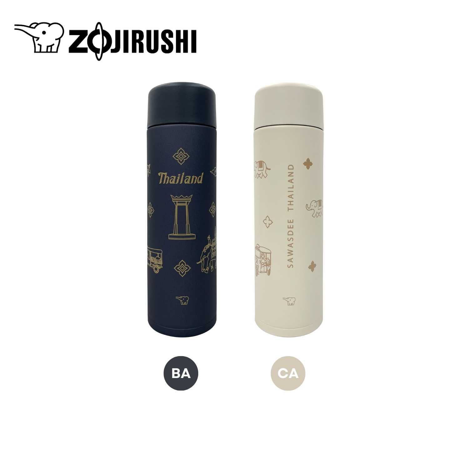 Zojirushi Twist Open Mug/ กระติกน้ำสูญญากาศเก็บความร้อน/เย็น 0.48 ลิตร รุ่น SM-ZB48ESB-BA