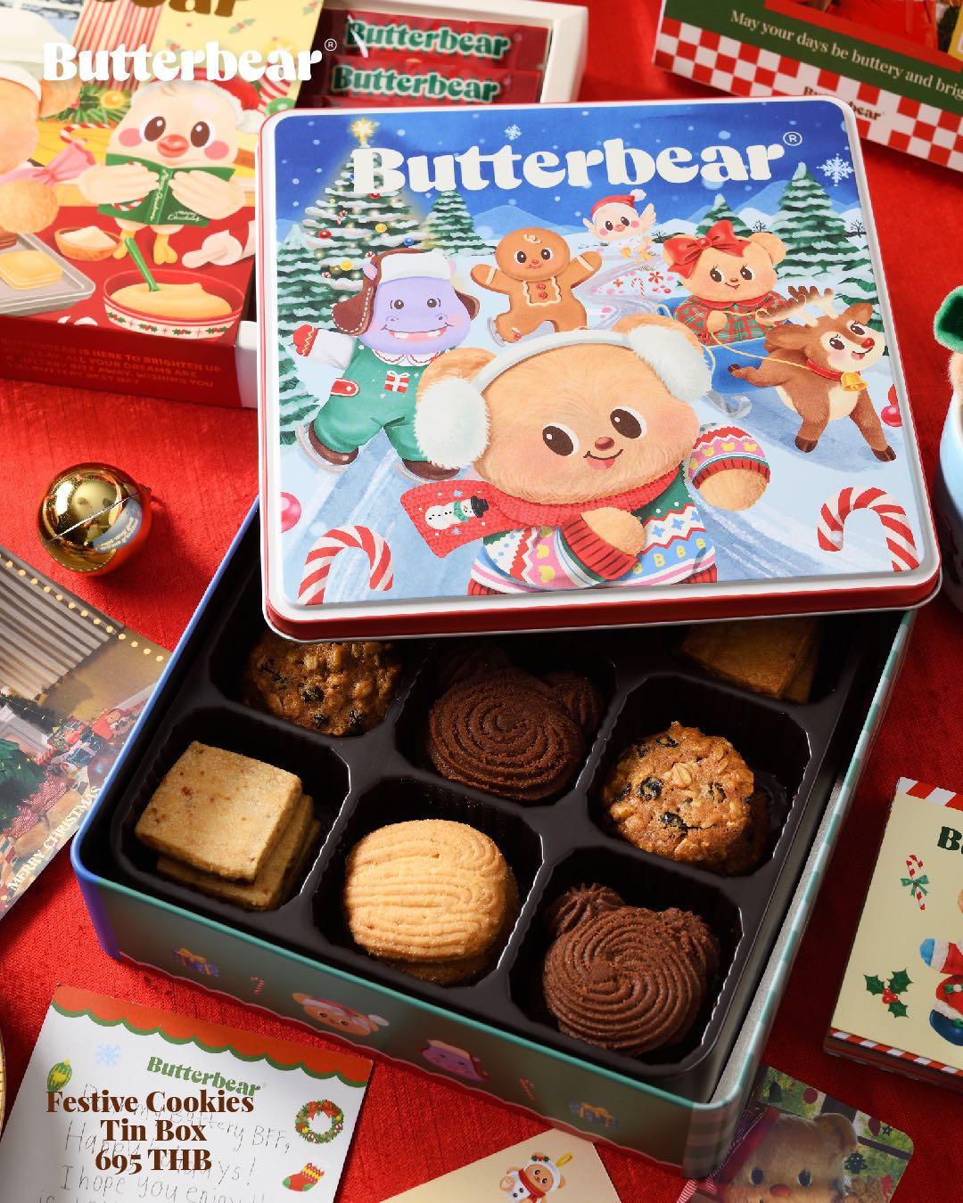 Festive Cookies Tin Box (XMAS EDITION)