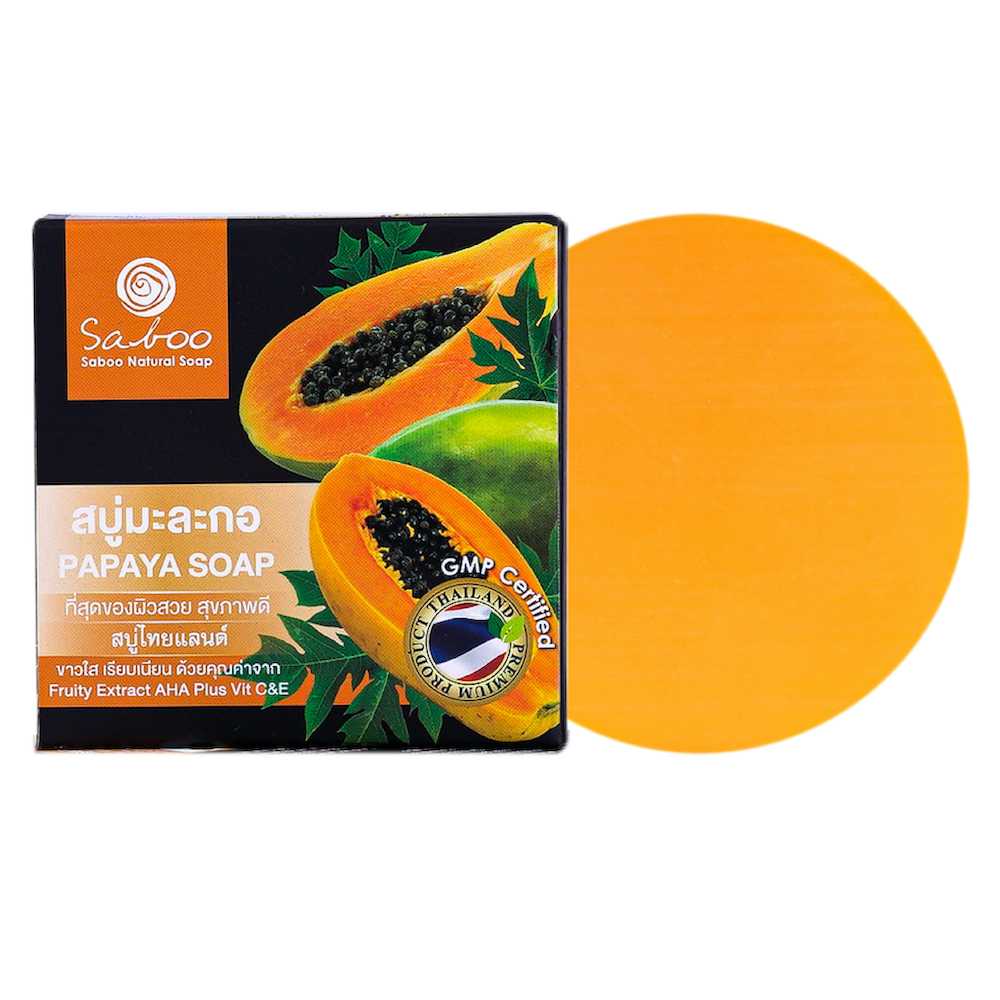 SABOO NATURAL SOAP - PAPAYA 100g