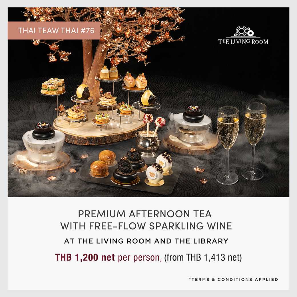 [TTT76 E-Voucher] Premium Afternoon Tea with free-flow Sparkling Wine (Mon–Sat)