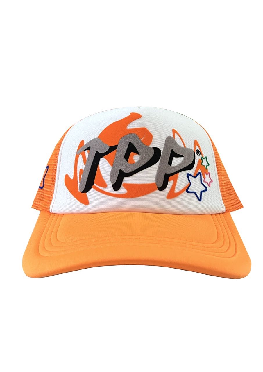 TPP® LOGO TRUCKER HAT (ORANGE)