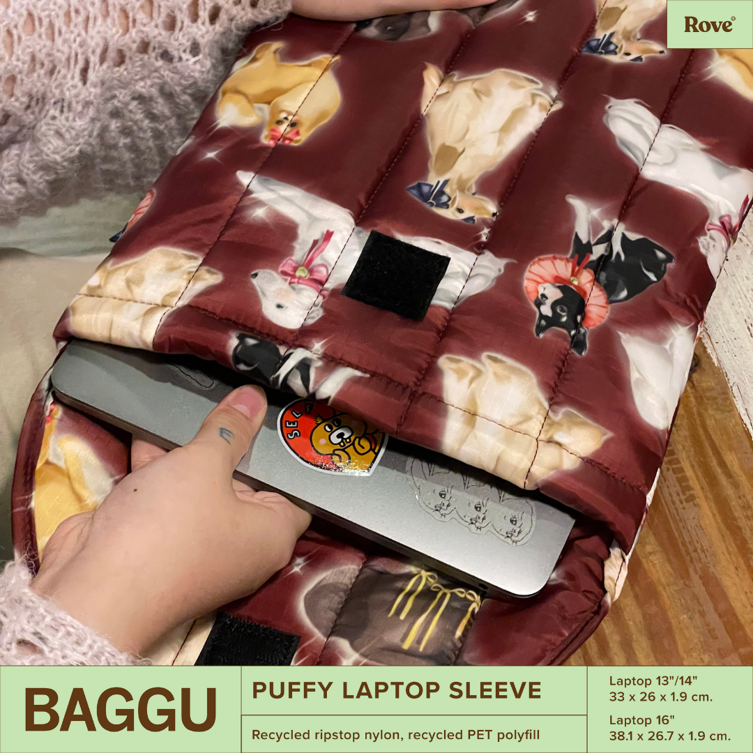 BAGGU Puffy Laptop Sleeve 13/14 - Fancy Dogs